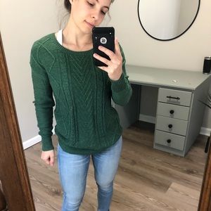 Olive green sweater
